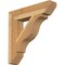 Ekena Millwork Funston Slat Rough Sawn Bracket, Western Red Cedar, 6"W x 30"D x 30"H BKT06X30X30FST06RWR - alternate 1